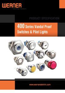 Series Vandal Proof Switches Pilot Lights Werner Electric