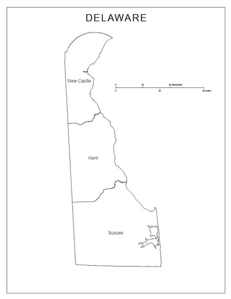 Delaware Labeled Map