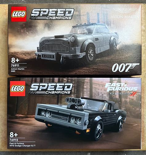 Lego Speed Champions 76911 76912 007 Aston Martin Db5 Fast