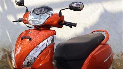 New Tvs Jupiter Orange Colour Launch Price Mileage Review In