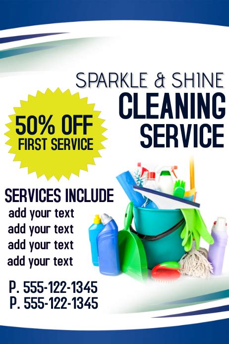 Cleaning Service Template Postermywall