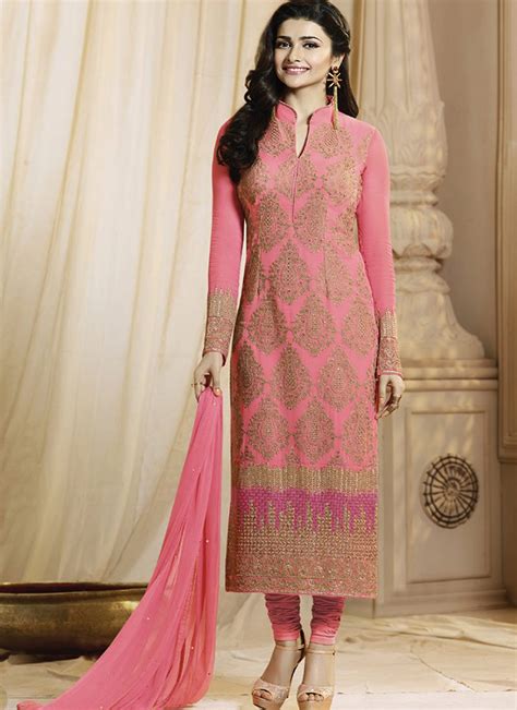 Latest Pakistani Indian Straight Cut Salwar Kameez Designs