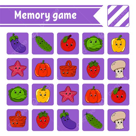 Memory Game For Kids Template Download On Pngtree