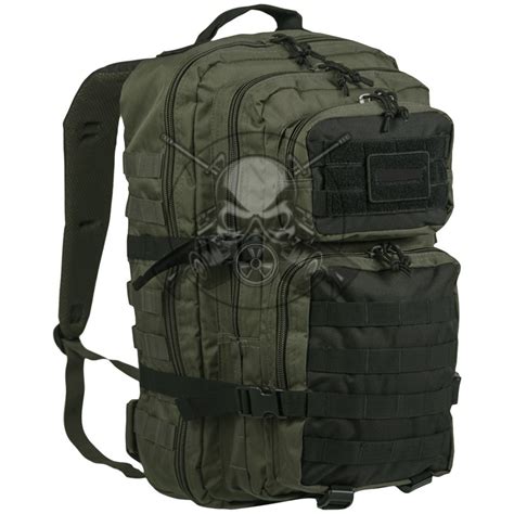 MOCHILA MOLLE ASALTO 36L VERDE NEGRA Ropa táctica Airsoft