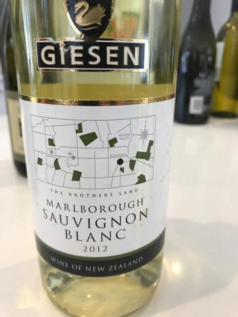 2008 Giesen Sauvignon Blanc The Brothers Land New Zealand South