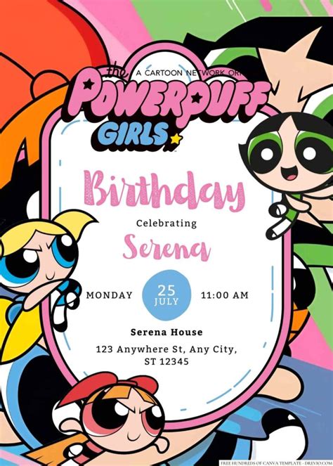 Blossom Bubbles And Buttercup The Powerpuff Girls Birthday