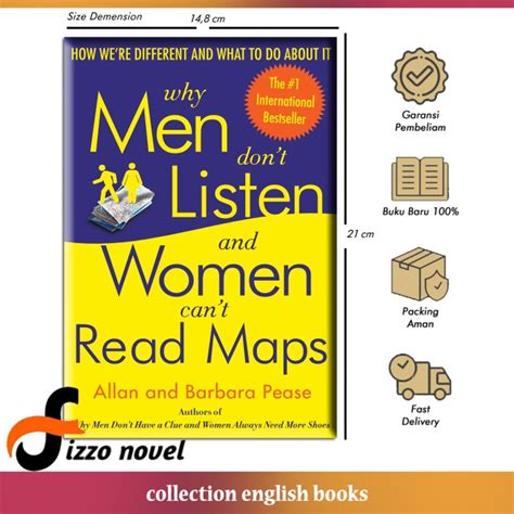 Jual Why Men Don T Listen And Women Can T Read Maps Allan And Barbara