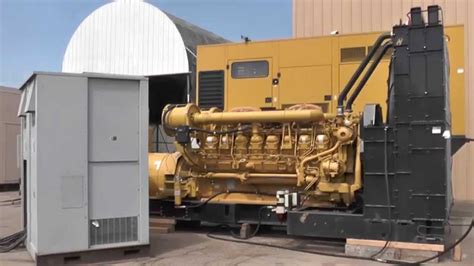 2000 Kw Caterpillar Diesel Generator 3516 Standby Low Hour Used 86417 Youtube