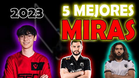 TOP 5 MEJORES MIRAS De VALORANT En 2023 BySumi8 YouTube