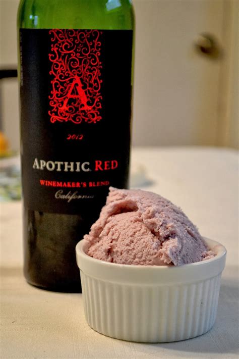 Simple Savory And Satisfying Red Wine Ice Cream