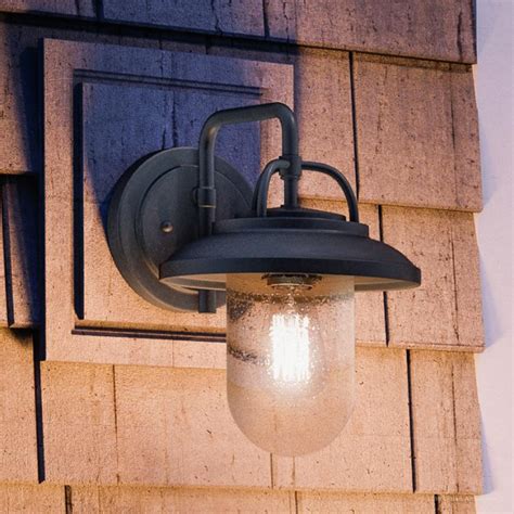 Luxury Modern Farmhouse Outdoor Wall Light Midnight Black