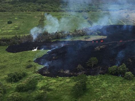 Volcanic eruption in Hawaii