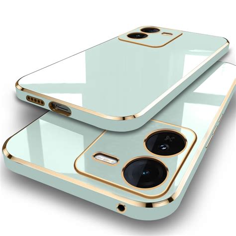 Thegiftkart Luxurious Golden Plated Back Cover Case For Iqoo Z G