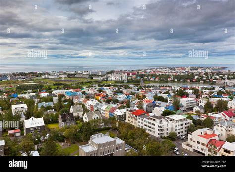 Capital of Iceland, Reykjavik, view Stock Photo - Alamy