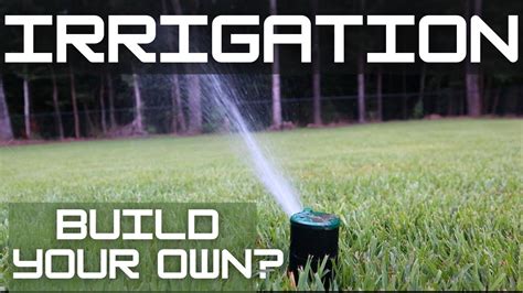 Diy Irrigation System Best Lawn Sprinkler Diy Version 2 Youtube