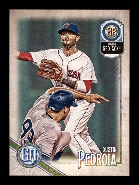 Topps Gypsy Queen Dustin Pedroia Boston Red Sox Ebay