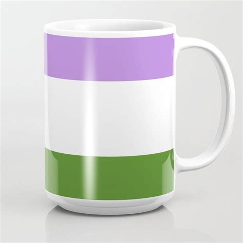 Genderqueer Pride Flag Coffee Mug By Flags Of The World Genderqueer