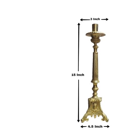 Polished Brass Church Candle Holder At Rs 2100piece In Moradabad Id 25607414862