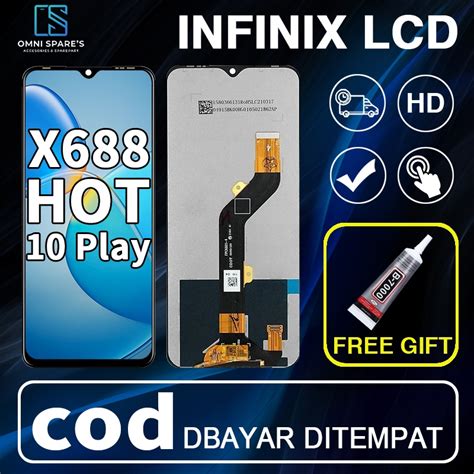 Jual LCD TOUCHSCREEN INFINIX HOT 10 PLAY HOT 11 PLAY X688C X688B X688 FULLSET ORI Shopee