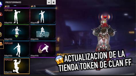 Ya Llego La Nueva Tienda De Token De Clan Gratis A Free Fire Latam