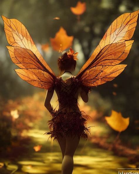 Livia On Instagram Autumn Fairy 🍂 For Aiartdailytheme Support