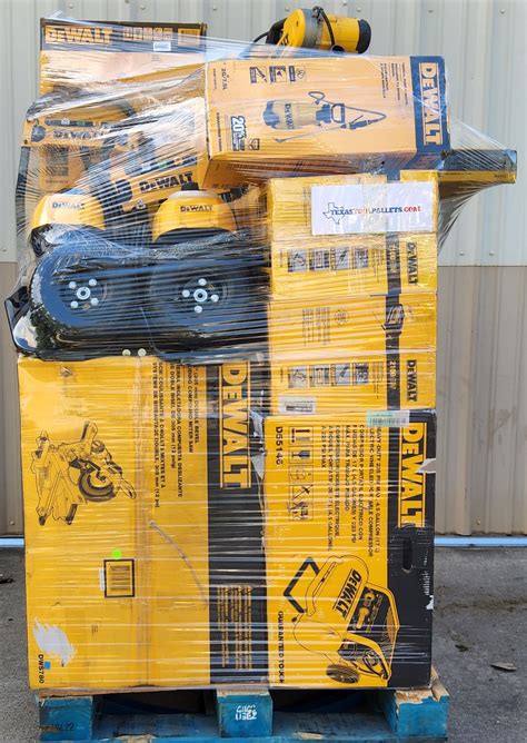 Dewalt Tool Pallet Lot Id Untested Customer Returns Texas