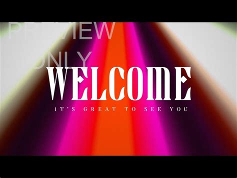 Radiant Colour Welcome Still New Vision Media Worshiphouse Media