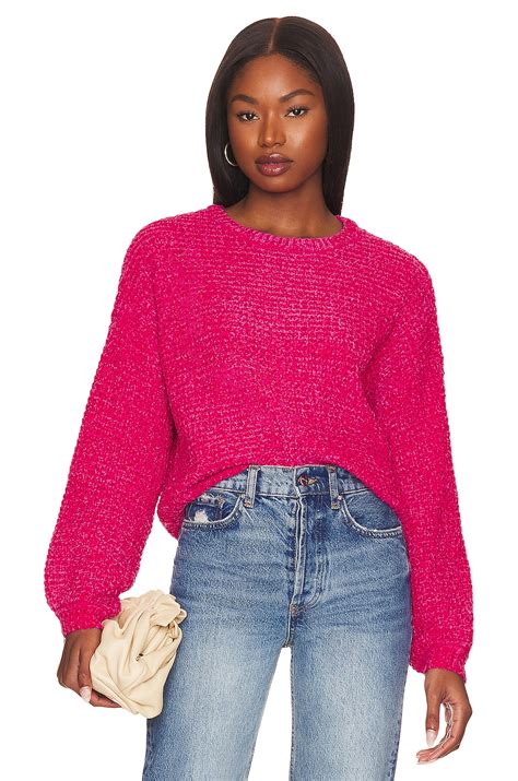 Sanctuary Under The Stars Chenille Sweater In Pink REVOLVE