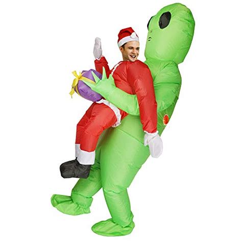 Kooy Inflatable Santa Alien Costume Inflatable Halloween Party Costumes