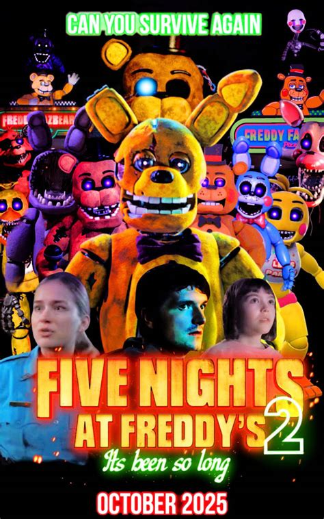 Fnaf 2 Movie Poster Fan Made V1 By Jakemilman225007 On Deviantart