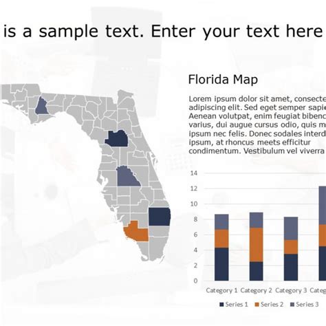 Florida Map 4 Powerpoint Template