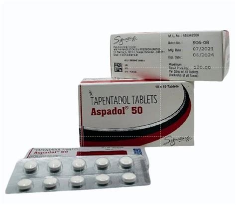 Aspadol Mg Tapentadol Tablets At Stripe Panadol Paracetamol