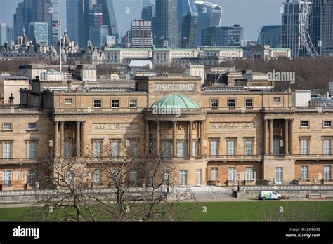 Buckingham Palace, back view Stock Photo - Alamy