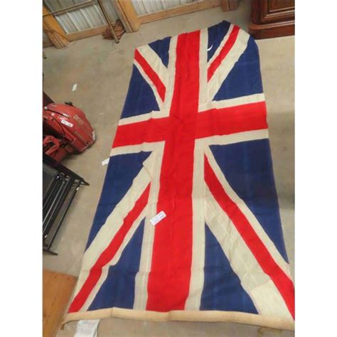 Very Old Union Jack Flag 54" x 105"