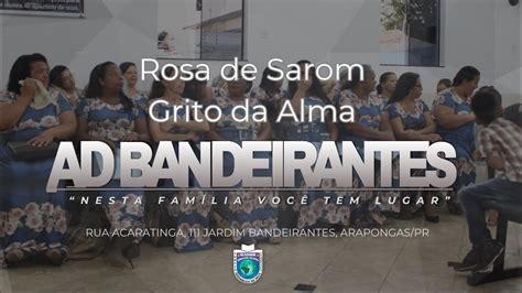 Grito da Alma Circulo de Oração Rosa de Saron YouTube