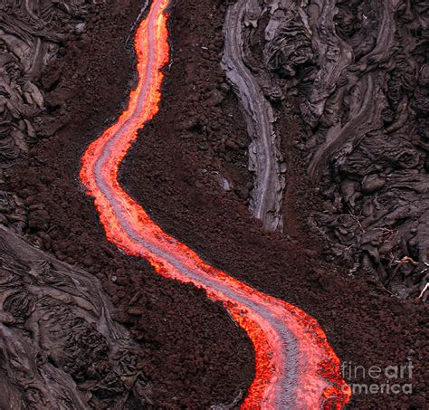 Aa Lava Flow Photograph By Stephen And Donna Omeara