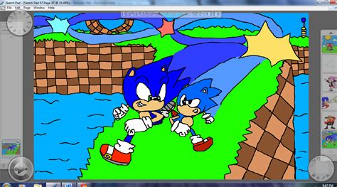 Modern Sonic vs. Classic Sonic by MetalShadow272 on DeviantArt