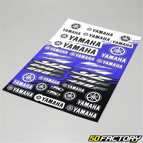 Targhetta Adesivi Yamaha Yz Parte Moto E Scooter