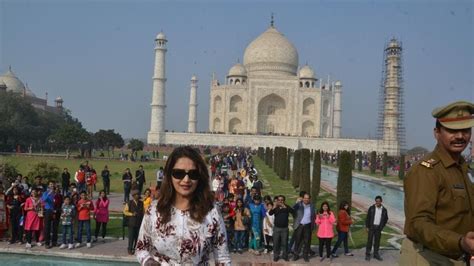 Madhuri Dixit Celebrates Christmas At Taj Mahal Hindustan Times