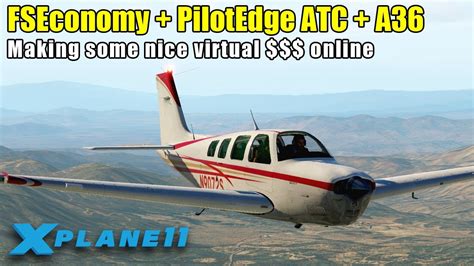 X Plane Fseconomy With Pilotedge Online Atc Carenado Beechcraft