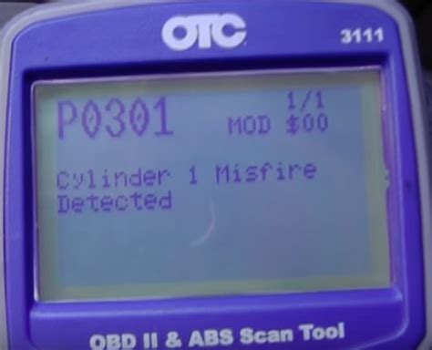 P0301 Misfire Detected