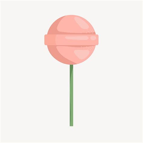 Pink Lollipop Collage Element Cute Free Vector Illustration Rawpixel