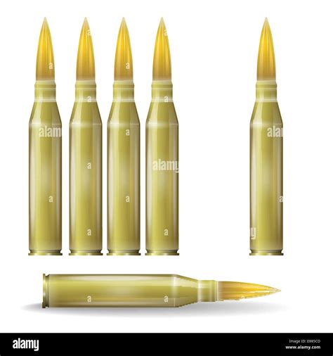 Set Of Automaton Ammunition Stock Vector Image Art Alamy