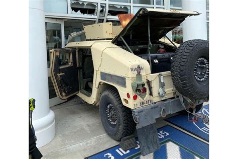 Army Vet Charged With Swiping Humvee And Smashing It Into Fort Stewart Hq