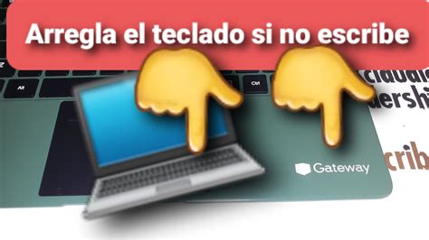 Que Hacer Si Teclado No Escribe Laptop Gateway Windows 11 No Escribe