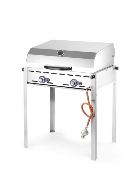 Grill Green Fire 2 Palnikowy HENDI Profi Line Emaliowana Patelnia