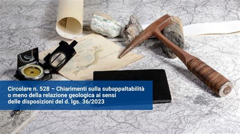 Circolare N Chiarimenti Sulla Subappaltabilit O Meno Della