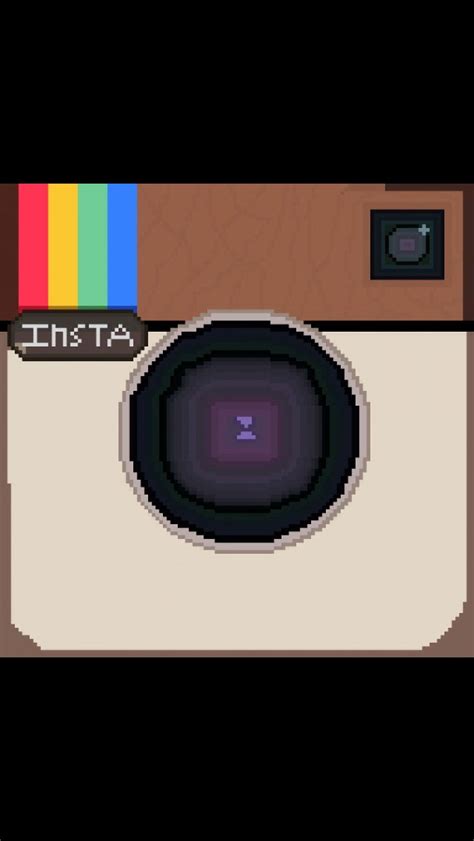 Sacrosegtam: Instagram Logo Pixel Art