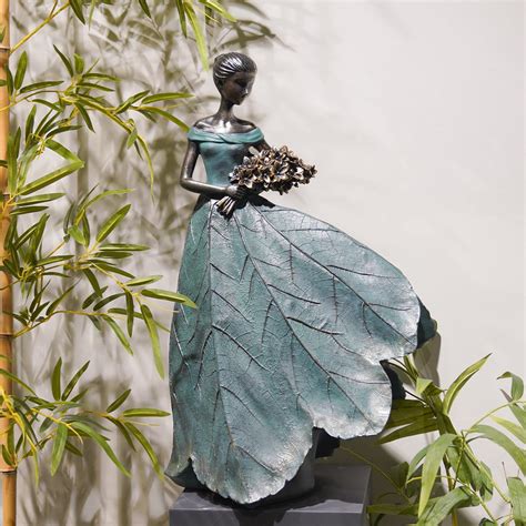 Amazon Sherwood Fern Fairy Statuary With Bird Feeder Resin