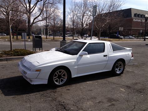 Chrysler Conquest TSI White Sports Car